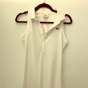 Lacoste White Polo Dress